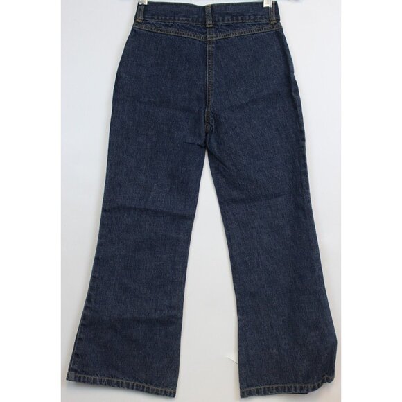 2006 Gymboree Freshly Picked Denim Jeans Ribbon Flowers sz 10 NEW Adjust Waist - Picture 5 of 7